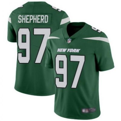 Jets #97 Nathan Shepherd Green Team Color Men Stitched Football Vapor Untouchable Limited Jersey