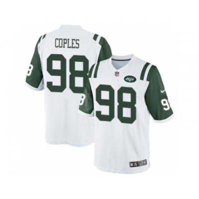 Nike New York Jets 98 Quinton Coples White Limited NFL Jersey