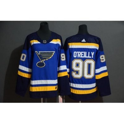 Blues 90 Ryan O 27Reilly Blue Adidas Jersey 901