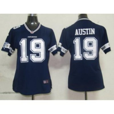 Women Nike Dallas coWboys 19 Austin Authentic Game Jersey