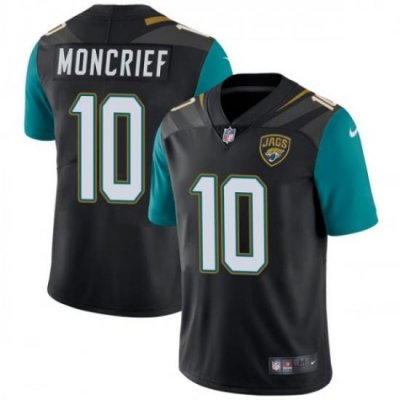 Men Nike Donte Moncrief Jacksonville Jaguars Limited Black Vapor Untouchable Alternate Jersey