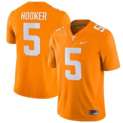 Men Nike Tennessee Hendon Hooker #5 Volunteers Legend College Jersey Orange