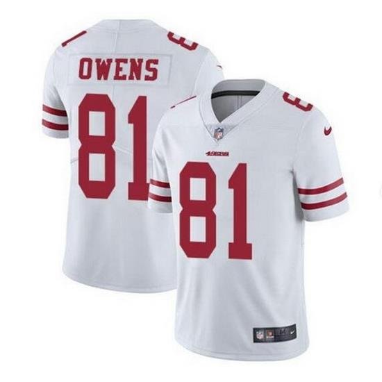 Men San Francisco 49ers 81 Trent Sherfield White Vapor Limited Jersey