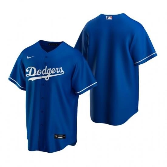 Mens Nike Los Angeles Dodgers Blank Royal Alternate Stitched Baseball Jersey