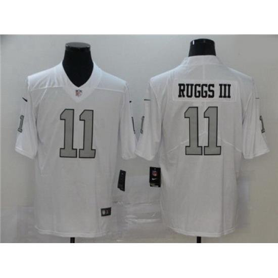 Nike Raiders 11 Henry Ruggs III White 2020 NFL Draft First Round Pick Color Rush Limited Jersey