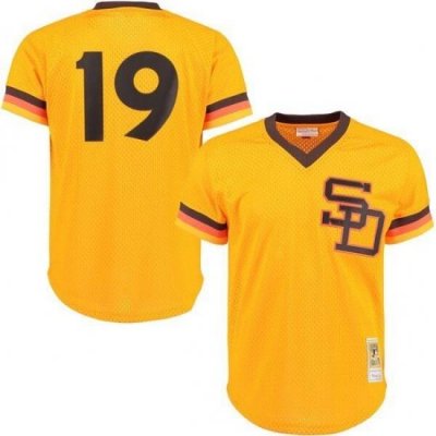 Men San Diego Padres Tony GWynn 19 Pull Over Jersey