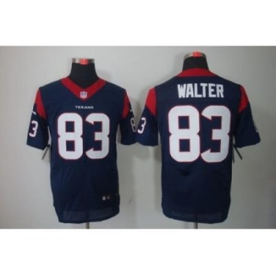 Nike Houston Texans 83 Kevin Walter Blue Elite NFL Jersey