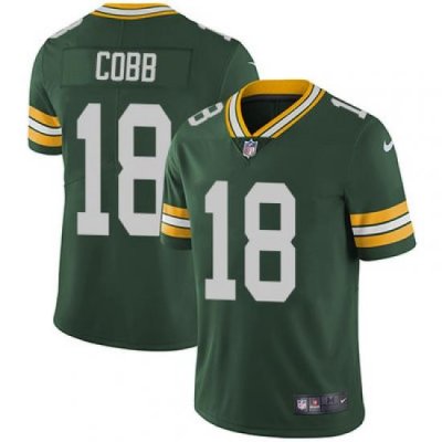 Nike Packers #18 Randall Cobb Green Team Color Mens Stitched NFL Vapor Untouchable Limited Jersey