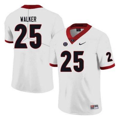 Men #25 Quay Walker Georgia Bulldogs College Football Jerseys Sale-white