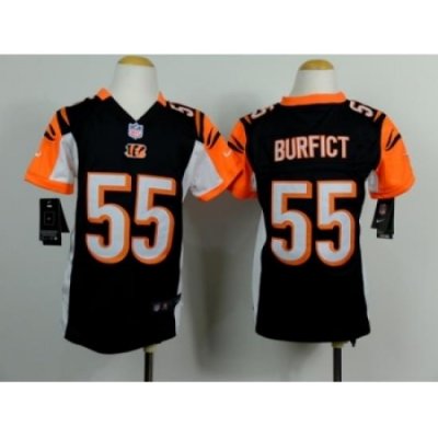 Nike Youth Cincinnati Bengals #55 Vontaze Burfict black Jerseys