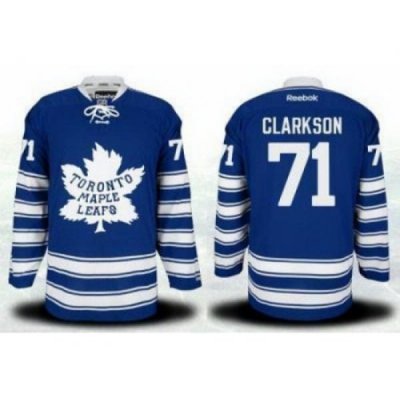 Toronto Maple Leafs 71 David Clarkson Blue NHL Jerseys