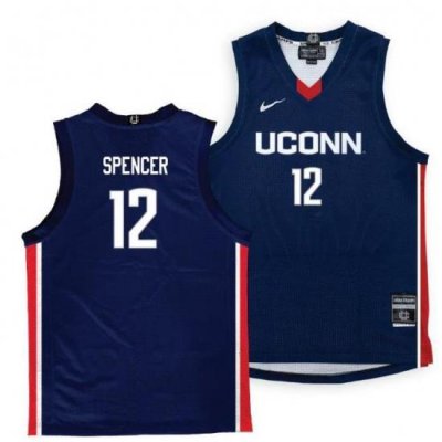 Uconn customized Men Women Youth Jersey Navy Stitched Jersey