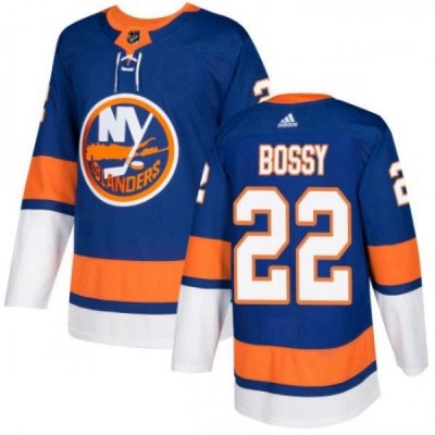 Youth Adidas New York Islanders 22 Mike Bossy Authentic Royal Blue Home NHL Jersey