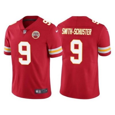 Men Kansas City Chiefs 9 JuJu Smith Schuster Vapor Untouchable Red Limited Stitched Football Jersey