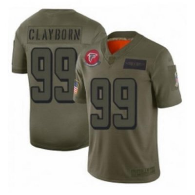 Youth Atlanta Falcons 99 Adrian Clayborn Limited Camo 2019 Salute to Service Football Jersey