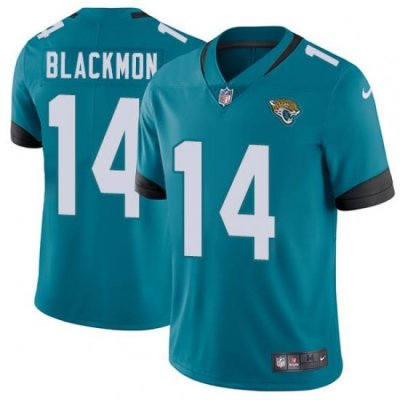 Nike Jaguars #14 Justin Blackmon Teal Green Alternate Men Stitched NFL Vapor Untouchable Limited Jersey