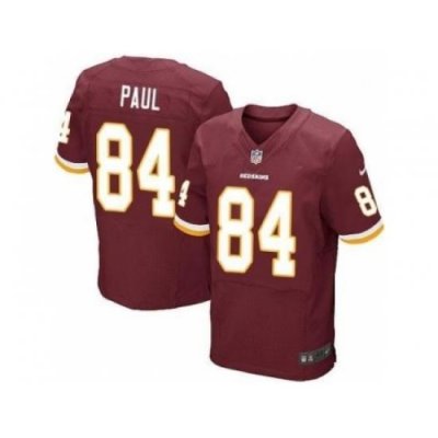 Nike Washington Redskins 84 Niles Paul Red Elite NFL Jersey