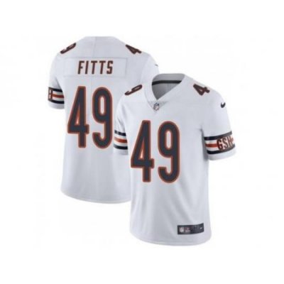 Kylie Fitts Chicago Bears #49 Men Color Rush Legend Nike Jersey White