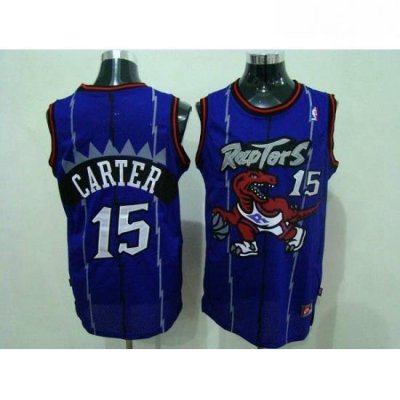 Mens Nike Toronto Raptors 15 Vince Carter Swingman Purple Throwback NBA Jersey