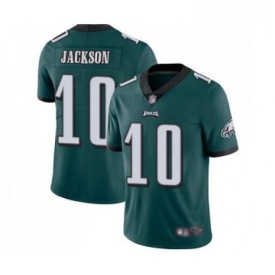 Mens Philadelphia Eagles 10 DeSean Jackson Midnight Green Team Color Vapor Untouchable Limited Player Football Jersey