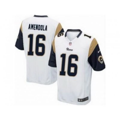 Nike St. Louis Rams 16 Danny Amendola White Game NFL Jersey