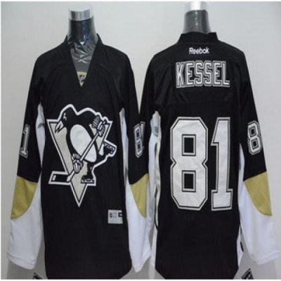 Pittsburgh Penguins #81 Phil Kessel Black Home NHL Jersey