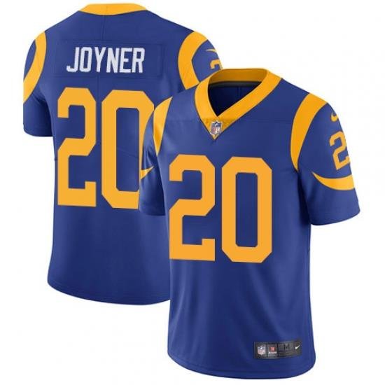 Youth Nike Rams #20 Lamarcus Joyner Royal Blue Alternate Stitched NFL Vapor Untouchable Limited Jersey