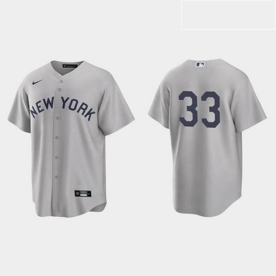 Men NeW York Yankees 33 Tim Locastro Men Nike Gray 2021 Field of Dreams Game MLB Jersey