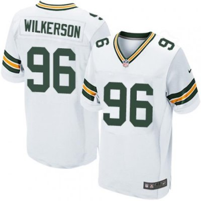 Nike Packers #96 Muhammad Wilkerson White Mens Stitched NFL Elite Jersey