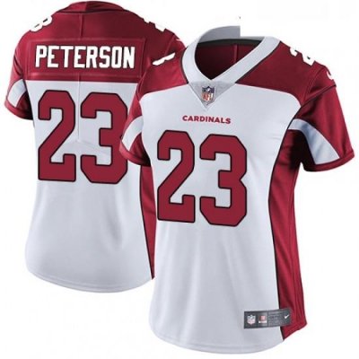 Womens Nike Arizona Cardinals 23 Adrian Peterson White Vapor Untouchable Limited Player NFL Jersey