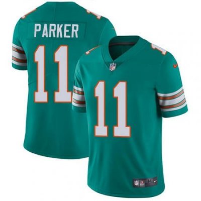 Nike Dolphins #11 DeVante Parker Aqua Green Alternate Mens Stitched NFL Vapor Untouchable Limited Jersey