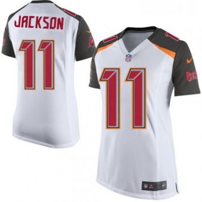 Womens Nike Tampa Bay Buccaneers 11 DeSean Jackson Game White NFL Jersey