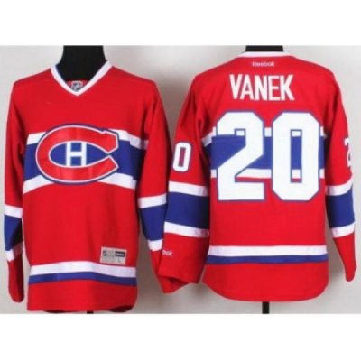 Montreal Canadiens 20 Thomas Vanek Red NHL Hockey Jerseys