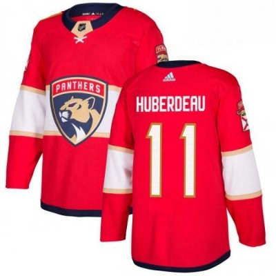 Mens Adidas Florida Panthers 11 Jonathan Huberdeau Premier Red Home NHL Jersey