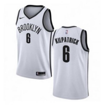 Womens Nike Brooklyn Nets 6 Sean Kilpatrick Authentic White NBA Jersey Association Edition