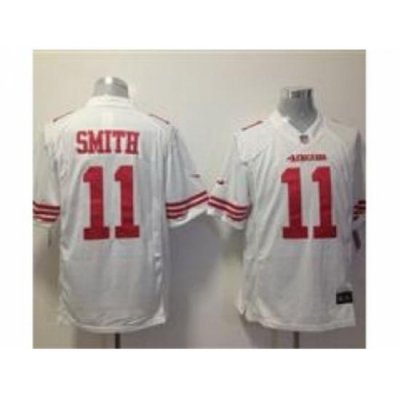 Nike San Francisco 49ers 11 Alex Smith White Limited NFL Jersey