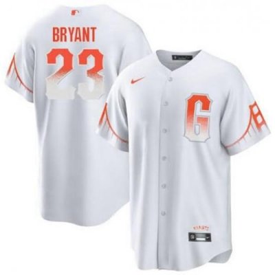 Men San Francisco Giants #23 Kris Bryant Jersey Trade City Connect Replica For Men - Stitched