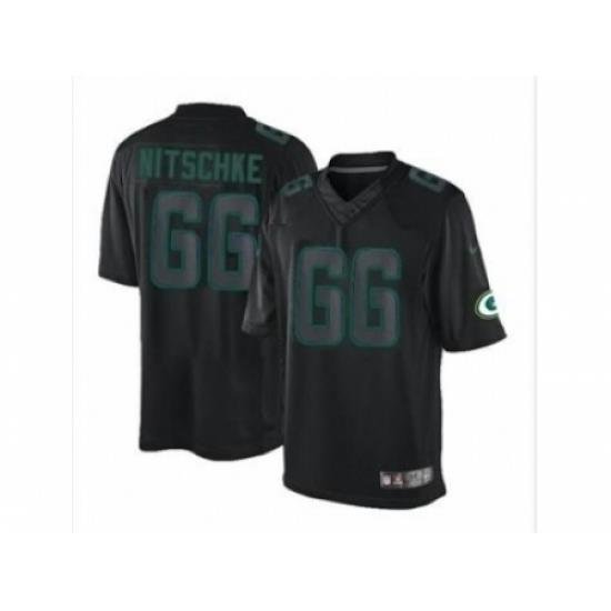 Nike Green Bay Packers 66 Tay Nitschke black Limited Impact NFL Jersey