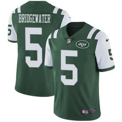 Nike Jets #5 Teddy Bridgewater Green Team Color Youth Stitched NFL Vapor Untouchable Limited Jersey