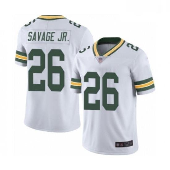 Youth Green Bay Packers 26 Darnell Savage Jr White Vapor Untouchable Limited Player Football Jersey