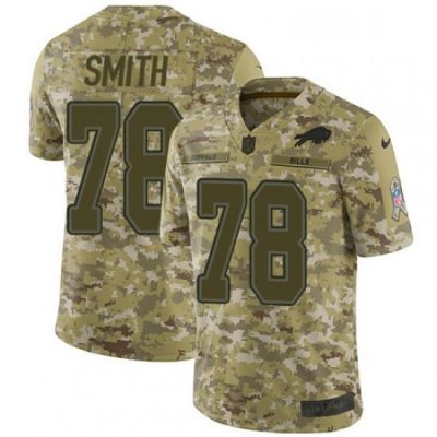 Youth Nike Buffalo Bills 78 Bruce Smith Limited Camo 2018 Salute to Service NFL Jersey