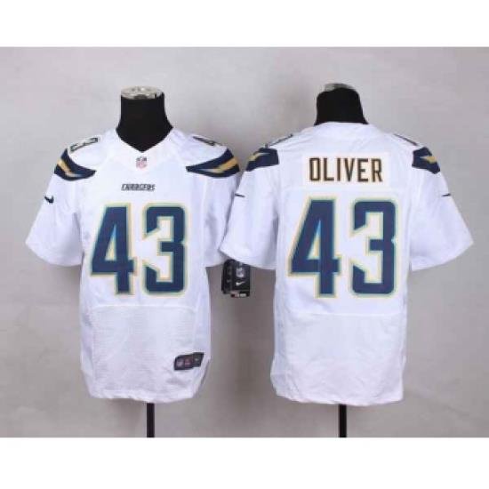 nike nfl jerseys san diego chargers 43 oliver white[Elite][oliver]