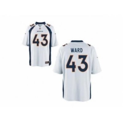 Nike Denver Broncos 43 T.J. Ward white Limited NFL Jersey