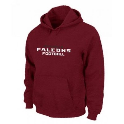 NFL Mens Nike Atlanta Falcons Font Pullover Hoodie Red