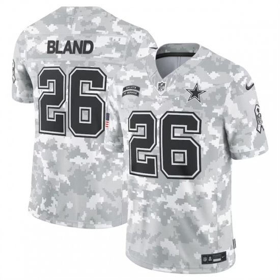 Men Dallas Cowboys 26 DaRon Bland 2024 Arctic Camo Salute To Service Limited Stitched Football Jersey