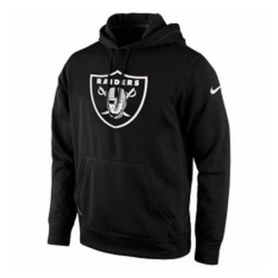 NFL Mens Oakland Raiders Nike Black KO Logo Essential Hoodie