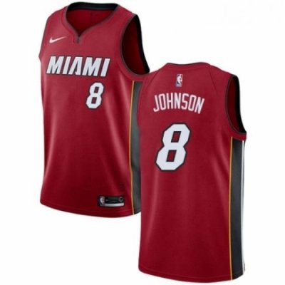 Womens Nike Miami Heat 8 Tyler Johnson Swingman Red NBA Jersey Statement Edition