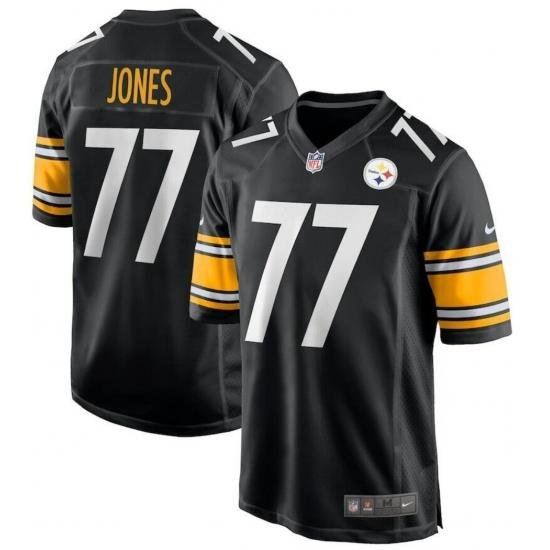 Men Pittsburgh Steelers Broderick Jones #77 F.U.S.E Stitched Limited Nike NFL Jersey