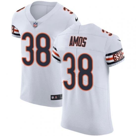 Nike Bears #38 Adrian Amos White Mens Stitched NFL Vapor Untouchable Elite Jersey