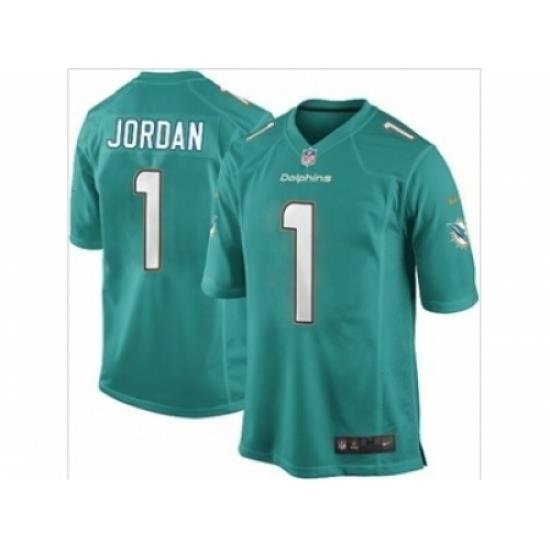 Nike Miami Dolphins 1 Dion Jordan green game NFL Jersey